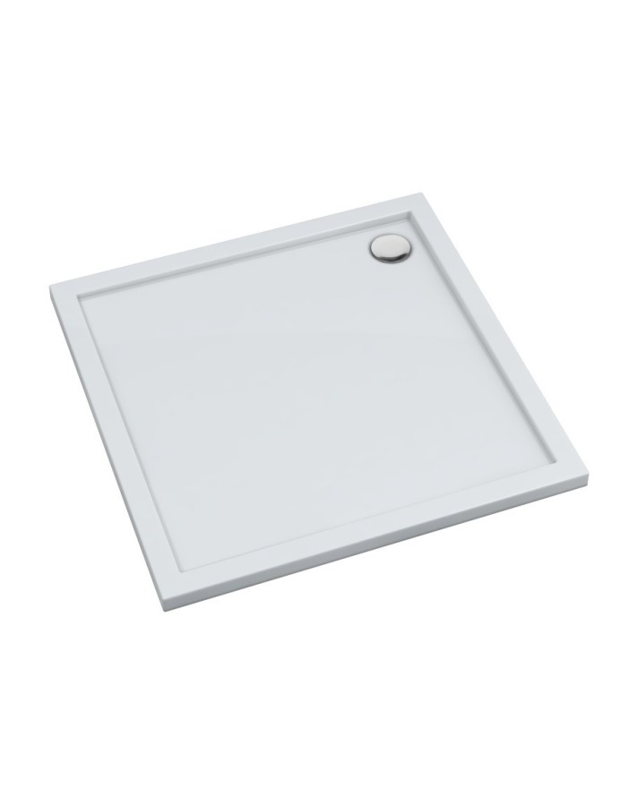 SCHEDPOL, SCHEDLINE COLLECTION Estima Brodzik kwadratowy Stabilsound Plus ® 80x80cm, biały. SCHEDPOL, SCHEDLINE COLLECTION Estima Brodzik kwadratowy Stabilsound Plus ® 80x80cm, biały.