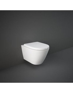 RAK CERAMICS Zestaw Resort Miska WC podwieszana 52x36 cm, rimless + deska standard wolnopadająca.
