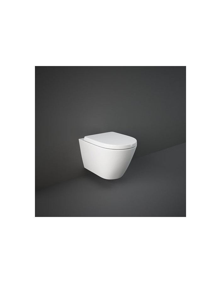 RAK CERAMICS Zestaw Resort Miska WC podwieszana 52x36 cm, rimless + deska standard wolnopadająca. RAK CERAMICS Zestaw Resort Miska WC podwieszana 52x36 cm, rimless + deska standard wolnopadająca.