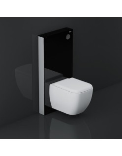 RAK CERAMICS Moduł sanitarny RAK-ECOFIX, 48,3x100,3x10,8cm, czarny.