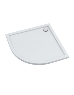 SCHEDPOL, SCHEDLINE COLLECTION Estima Brodzik półokrągły Stabilsound Plus ® 80x80cm, biały.