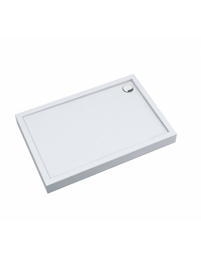 SCHEDPOL, SCHEDLINE COLLECTION Cameron White Brodzik prostokątny Stabilsound® 70x100x12cm, biały. SCHEDPOL, SCHEDLINE COLLECTION Cameron White Brodzik prostokątny Stabilsound® 70x100x12cm, biały.