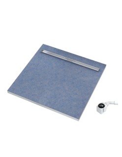 SCHEDPOL, SCHEDLINE COLLECTION Slight Line (S1) Brodzik kwadratowy Stabilsound ® 80x80x5cm
