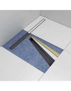 SCHEDPOL, SCHEDLINE COLLECTION Slight Line (S1) Brodzik kwadratowy Stabilsound ® 80x80x5cm