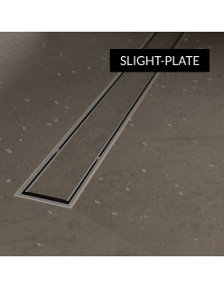 SCHEDPOL, SCHEDLINE COLLECTION Slight Line (S1)  Brodzik prostokątny Stabilsound ® 130+50x80x5cm