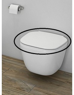 RAK CERAMICS One Deska WC wolnoopadająca slim, biały.