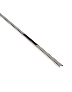 PROFIL DESIGN Listwa dekoracyjna ELIT 15mm, stal polerowana lustro, 270cm.
