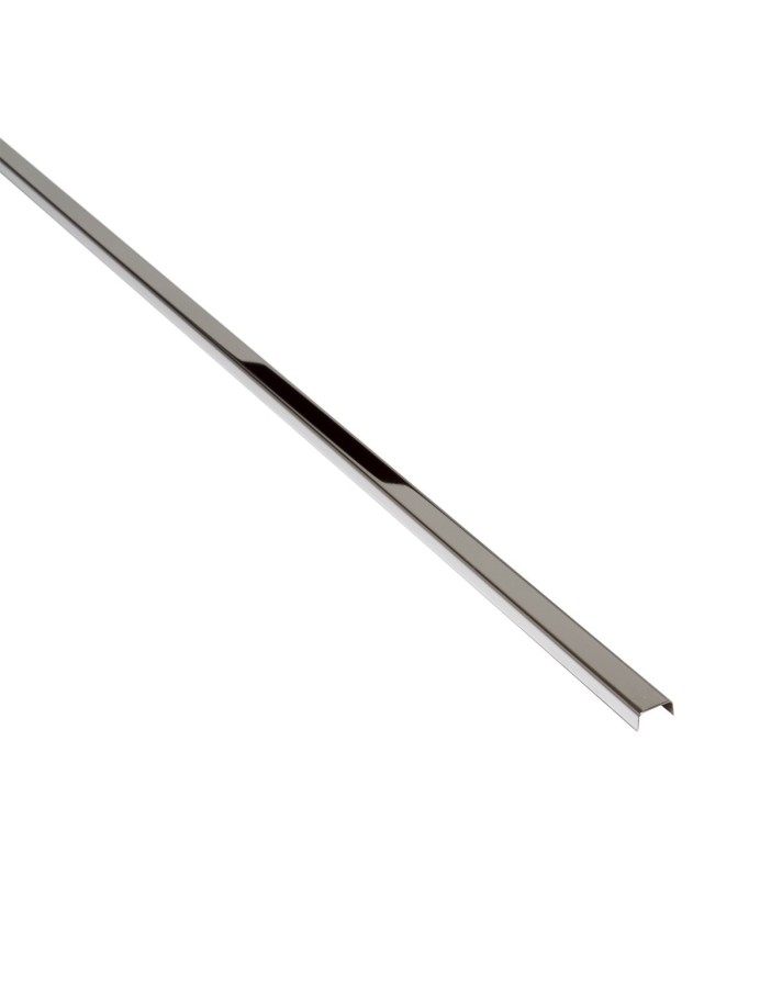PROFIL DESIGN Listwa dekoracyjna ELIT 15mm, stal polerowana lustro, 270cm. PROFIL DESIGN Listwa dekoracyjna ELIT 15mm, stal polerowana lustro, 270cm.