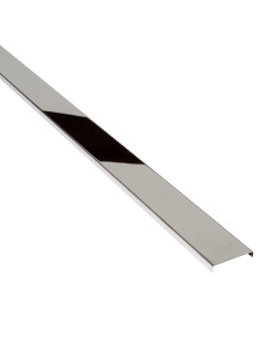 PROFIL DESIGN Listwa dekoracyjna ELIT 50mm, stal polerowana lustro, 270cm.