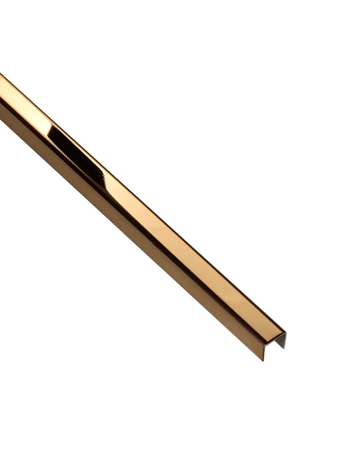 PROFIL DESIGN Listwa dekoracyjna COOPER 10mm, stal polerowana lustro, 270cm. PROFIL DESIGN Listwa dekoracyjna COOPER 10mm, stal polerowana lustro, 270cm.