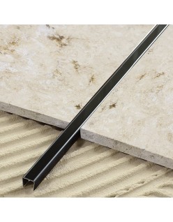 PROFIL DESIGN Listwa dekoracyjna BLACK MAT 15mm, stal nierdzewna matowa, 270cm.