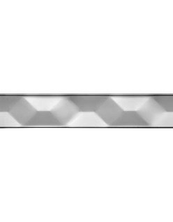 PROFIL DESIGN Listwa dekoracyjna ELIT 3D 30mm, stal polerowana lustro, 270cm.