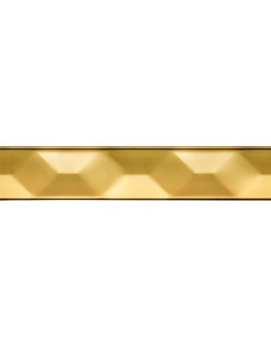 PROFIL DESIGN Listwa dekoracyjna GOLD 3D 30mm, stal polerowana lustro, 270cm.