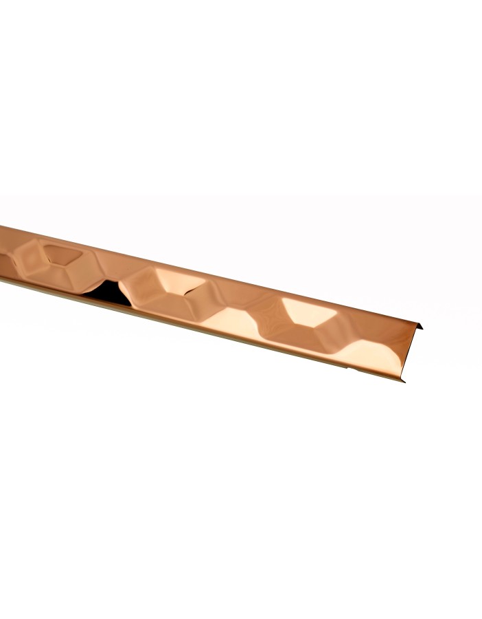 PROFIL DESIGN Listwa dekoracyjna COOPER 3D 30mm, stal polerowana lustro, 270cm. PROFIL DESIGN Listwa dekoracyjna COOPER 3D 30mm, stal polerowana lustro, 270cm.