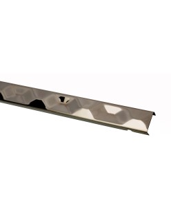 PROFIL DESIGN Listwa dekoracyjna ANTRACYT 3D 30mm, stal polerowana lustro, 270cm.