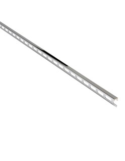 PROFIL CHROM Listwa L12.5, 12,5x5mm, mosiądz, 270cm.