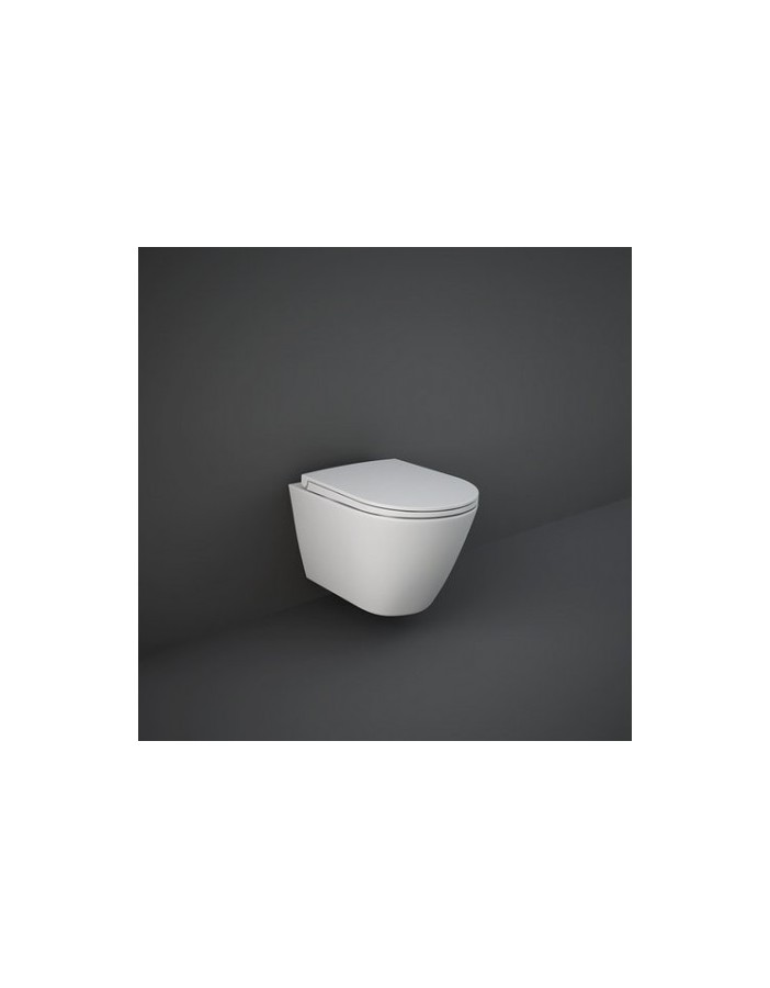 RAK CERAMICS Zestaw Resort Miska WC podwieszana 52x36 cm, rimless + deska slim wolnopadająca. RAK CERAMICS Zestaw Resort Miska WC podwieszana 52x36 cm, rimless + deska slim wolnopadająca.