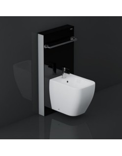RAK CERAMICS Zestaw natynkowy Monoblok RAK-ECOFIX, 48,3x100,3x10,8cm, FS04RAKCABBLK, czarny. WYSYŁKA w 24h GRATIS !!!