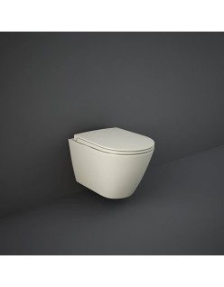 RAK CERAMICS Feeling Miska WC podwieszana 52x36 cm, rimless, beżowy mat