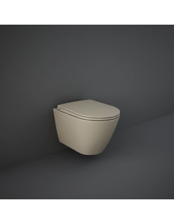 RAK CERAMICS Feeling Miska WC podwieszana 52x36 cm, rimless, cappuccino mat