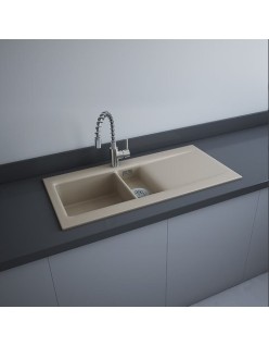RAK CERAMICS RAK DREAM 1 Zlewozmywak ceramiczny 101x51 cm, DRE1BIP, biały mat. WYSYŁKA w 24h GRATIS !!!