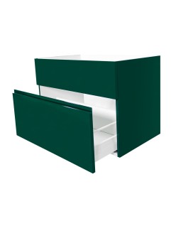 SMOOTH Szafka wisząca z umywalką podblatową - komplet, 80x50x53,5 cm, Imperium.