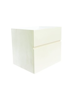 SMOOTH Szafka wisząca z umywalką podblatową - komplet, 100x50x53,5 cm, Imperium.