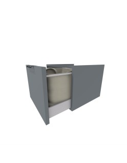 WOODEN Classic Cargo Szafka wisząca z płyty MDF - korpus, 50x38,5x50 cm, Lamele, Imperium.