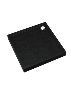 SCHEDPOL, SCHEDLINE COLLECTION Cameron Brodzik kwadratowy Stabilsound ® 80x80cm, czarny.