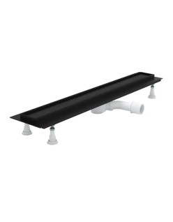 SCHEDPOL, SCHEDLINE COLLECTION Odpływ liniowy Regular Line Black (czarny mat)