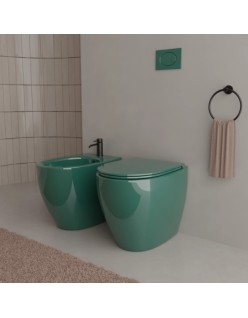 Vitruvit Open stojąca miska WC rimless