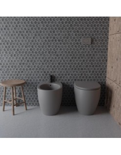 Vitruvit Open stojąca miska WC rimless