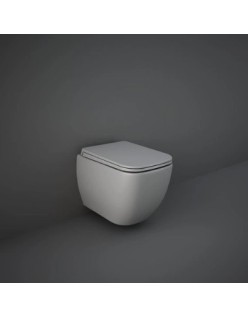 RAK CERAMICS FEELING METROPOLITAN Miska WC podwieszana Rimless szary mat (503) &deska WC w/o szary mat WYSYŁKA GRATIS!!!