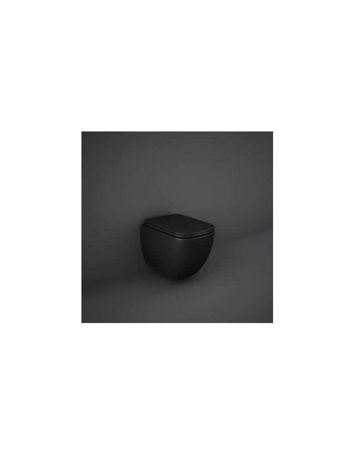 RAK CERAMICS FEELING METROPOLITAN Miska WC podwieszana Rimless czarny mat (504) &deska WC w/o czarny mat WYSYŁKA GRATIS!!! RAK CERAMICS FEELING METROPOLITAN Miska WC podwieszana Rimless czarny mat (504) &deska WC w/o czarny mat WYSYŁKA GRATIS!!!