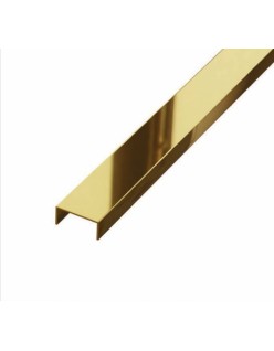 PROFIL DESIGN Listwa dekoracyjna GOLD Rektyfik, stal polerowana lustro, 270cm.