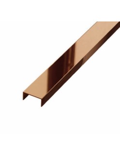 PROFIL DESIGN Listwa dekoracyjna COOPER Rektyfik, stal polerowana lustro, 270cm.