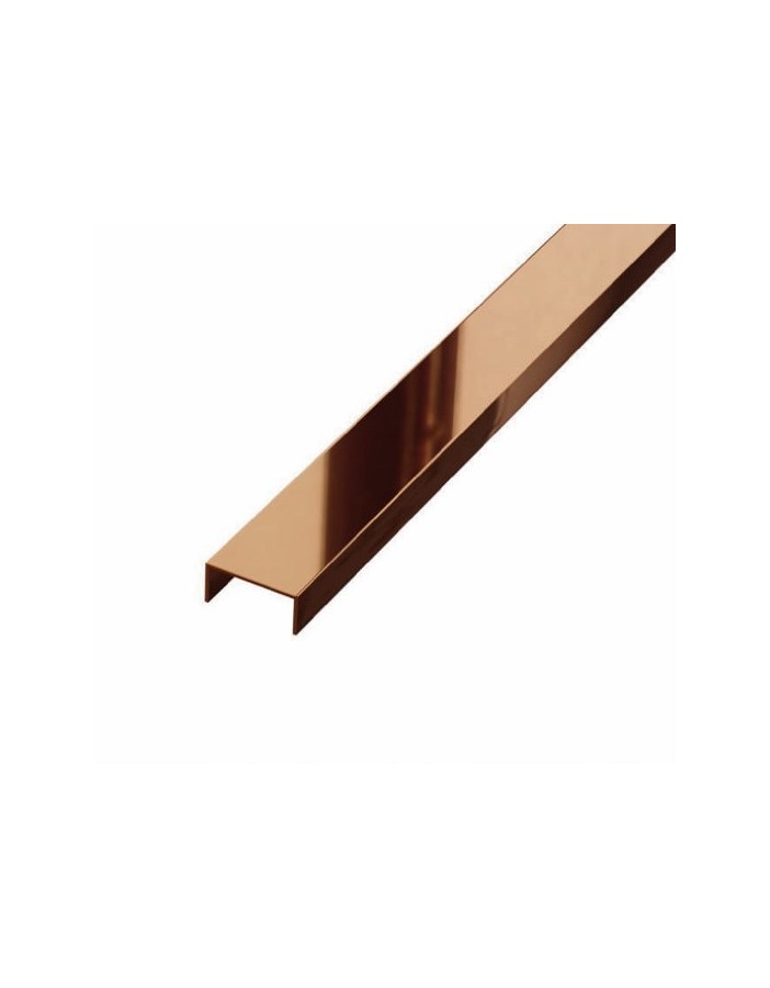 PROFIL DESIGN Listwa dekoracyjna COOPER Rektyfik, stal polerowana lustro, 270cm. PROFIL DESIGN Listwa dekoracyjna COOPER Rektyfik, stal polerowana lustro, 270cm.