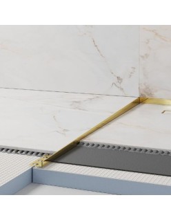 PROFIL DESIGN Dekoratívna lišta GOLD 10mm, zrkadlová leštená oceľ, 270cm.