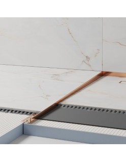 PROFIL DESIGN Dekoratívna lišta GOLD 10mm, zrkadlová leštená oceľ, 270cm.