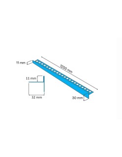EVISO Listwa spadkowa krawędziowa 120cm