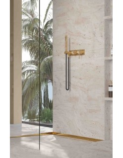 PROFIL DESIGN Dekoratívna lišta GOLD 10mm, zrkadlová leštená oceľ, 270cm.