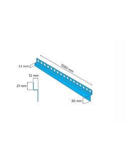 PROFIL DESIGN Dekoratívna lišta GOLD 10mm, zrkadlová leštená oceľ, 270cm.