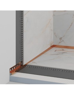 PROFIL DESIGN Dekoratívna lišta GOLD 10mm, zrkadlová leštená oceľ, 270cm.