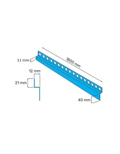 PROFIL DESIGN Dekoratívna lišta GOLD 10mm, zrkadlová leštená oceľ, 270cm.