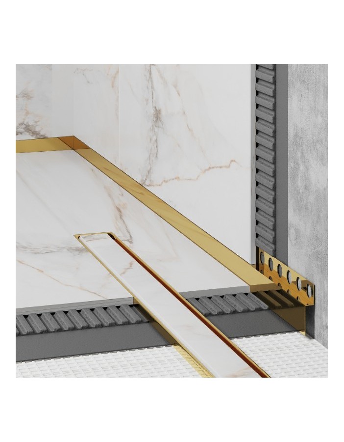 PROFIL DESIGN Dekoratívna lišta GOLD 10mm, zrkadlová leštená oceľ, 270cm. PROFIL DESIGN Dekoratívna lišta GOLD 10mm, zrkadlová leštená oceľ, 270cm.