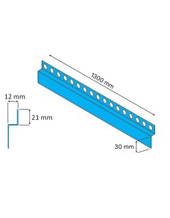 PROFIL DESIGN Dekoratívna lišta GOLD 10mm, zrkadlová leštená oceľ, 270cm.