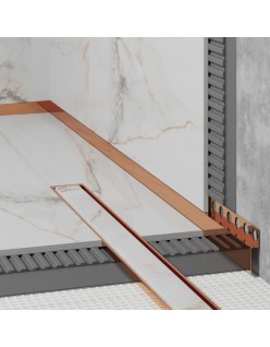 PROFIL DESIGN Dekoratívna lišta GOLD 10mm, zrkadlová leštená oceľ, 270cm.