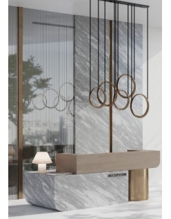 EVISO Listwa dekoracyjna ścienna "C" Lamele 2700mm