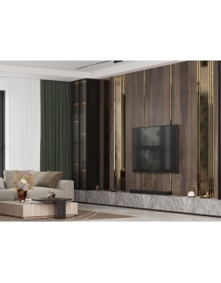 PROFIL DESIGN Dekoratívna lišta GOLD 10mm, zrkadlová leštená oceľ, 270cm.
