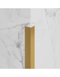 PROFIL DESIGN Dekoratívna lišta GOLD 10mm, zrkadlová leštená oceľ, 270cm.